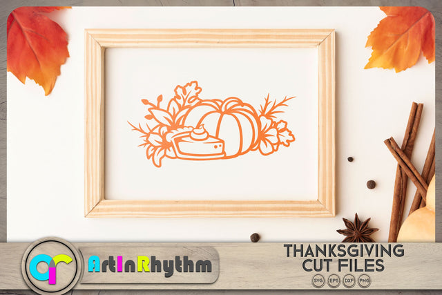 Thanksgiving floral pumpkin SVG SVG Artinrhythm shop 