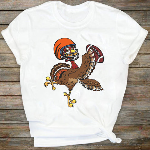 Thanksgiving Football Shirt, Turkey Football Shirt, Funny Thanksgiving Tee, Football Fan Tee, Thanksgiving Gift, Game Day Tee, Turkey Tee SVG DiamondDesign 
