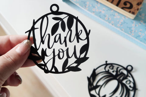 Thanksgiving gift tag svg set SVG CutePicturesStudio 