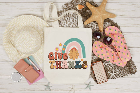 Thanksgiving Give Thanks PNG Sublimation SVG designartist 