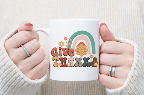 Thanksgiving Give Thanks PNG Sublimation SVG designartist 