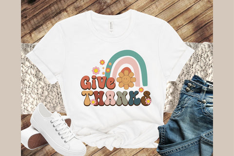 Thanksgiving Give Thanks PNG Sublimation SVG designartist 