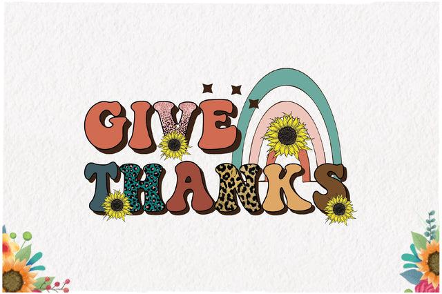 Thanksgiving Give Thanks Sublimation Sublimation Jagonath Roy 