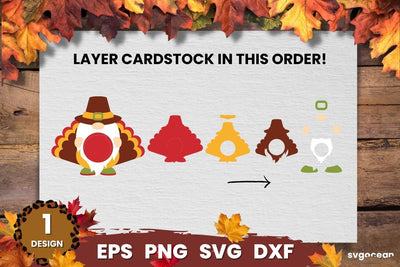 Thanksgiving Gnome Candy Holder | Fall Candy Holders | SVG SVG SvgOcean 