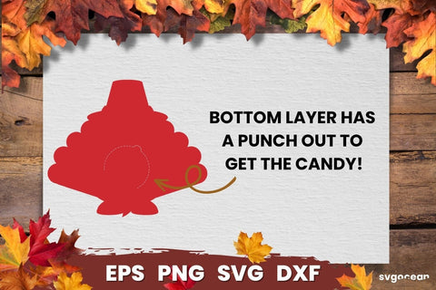 Thanksgiving Gnome Candy Holder | Fall Candy Holders | SVG SVG SvgOcean 