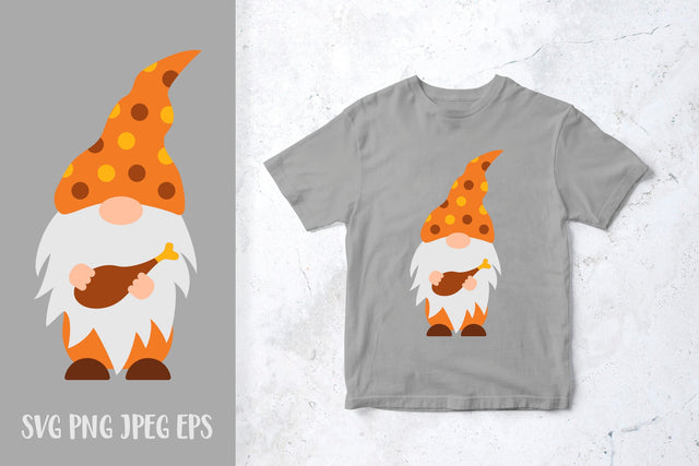 Thanksgiving gnome. Fall gnome. Autumn gnome SVG SVG LaBelezoka 