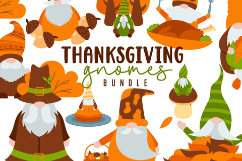 Thanksgiving Gnomes Bundle SVG dapiyupi store 