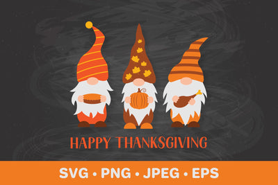 Thanksgiving gnomes SVG. Happy Thanksgiving. Thanksgiving decor SVG LaBelezoka 