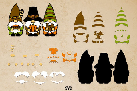 Thanksgiving Gnomes SVG,Happy Thanksgiving SVG,Fall Gnomes SVG goodfox86 