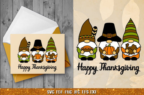 Thanksgiving Gnomes SVG,Happy Thanksgiving SVG,Fall Gnomes SVG goodfox86 