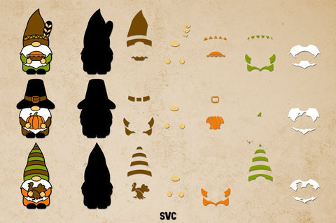 Thanksgiving Gnomes SVG,Happy Thanksgiving SVG,Fall Gnomes SVG goodfox86 