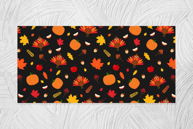 Thanksgiving Mug Wrap Sublimation. Autumn Mug Design Sublimation LaBelezoka 