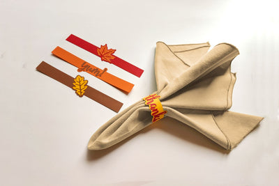 Thanksgiving Napkin Ring Set SVG Designed by Geeks 