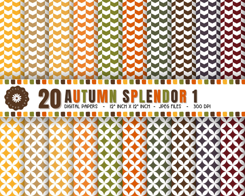Thanksgiving Patterns BIG Bundle #2 - Printable Fall Digital Papers ...