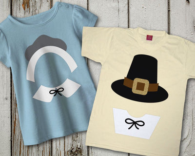 Thanksgiving Pilgrim Hats SVG Designed by Geeks 