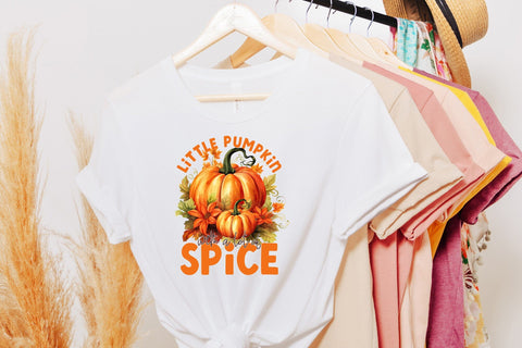 Thanksgiving PNG - Little Pumpkin with a Lot of Spice Sublimation CraftLabSVG 