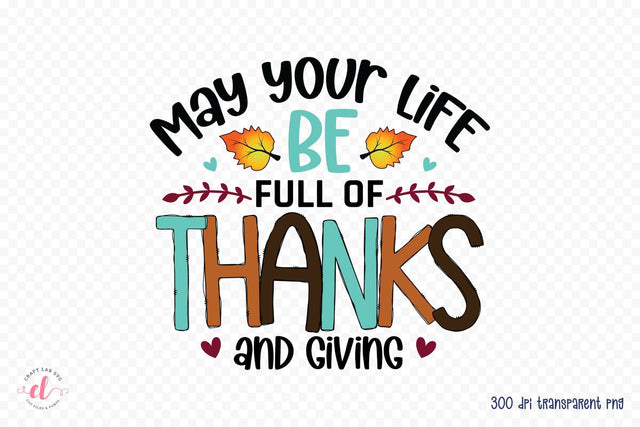 Thanksgiving PNG Sublimation Design Sublimation CraftLabSVG 