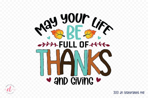 Thanksgiving PNG Sublimation Design Sublimation CraftLabSVG 