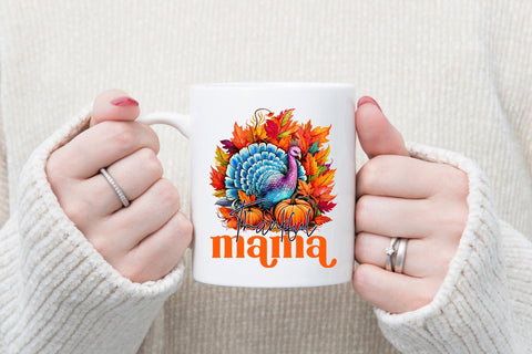 Thanksgiving PNG Sublimation, Thankful Mama Sublimation CraftLabSVG 