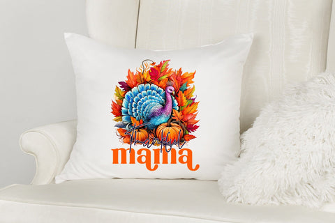 Thanksgiving PNG Sublimation, Thankful Mama Sublimation CraftLabSVG 