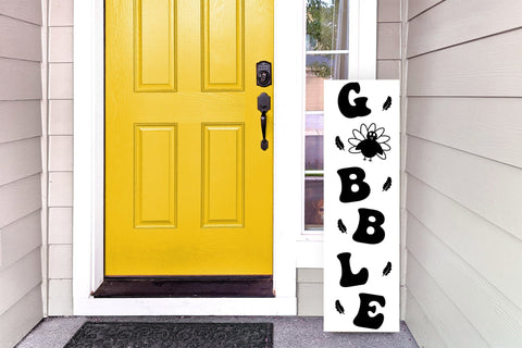 Thanksgiving Porch Sign SVG - Gobble SVG SVG CraftLabSVG 