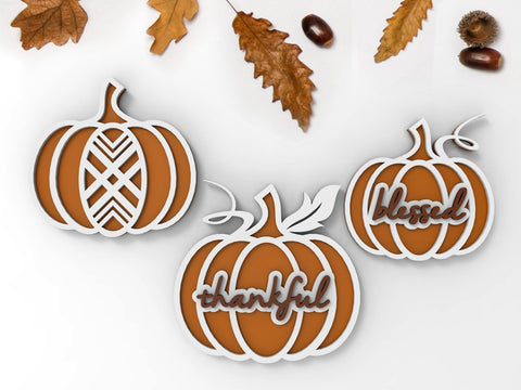 Thanksgiving Pumpkin Décor - Fall Décor SVG Shelly Agronin 