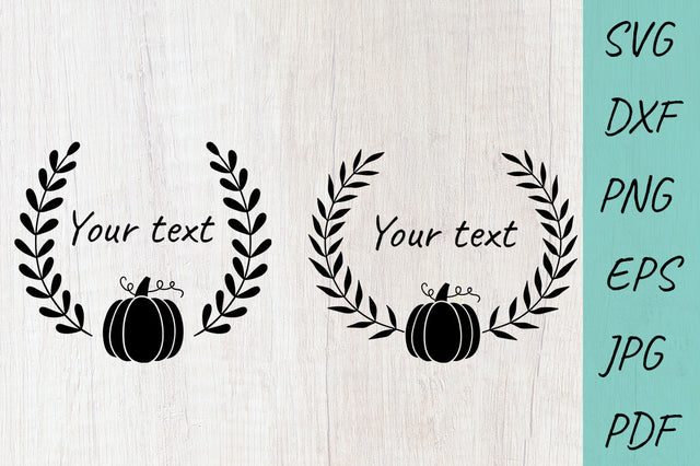 Thanksgiving, Pumpkin, Fall SVG, Monogram Frame, Wreath SVG SVG Irina Ostapenko 