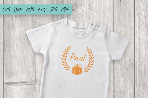 Thanksgiving, Pumpkin, Fall SVG, Monogram Frame, Wreath SVG SVG Irina Ostapenko 