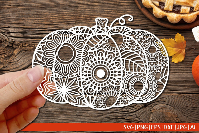 Thanksgiving Pumpkin SVG / DXF / EPS Files SVG TatiStudio 