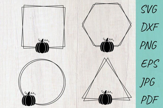 Thanksgiving, Pumpkin SVG, Fall SVG, Monogram Frame SVG Irina Ostapenko 