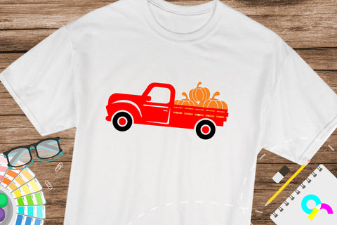Thanksgiving pumpkin truck svg SVG Artinrhythm shop 