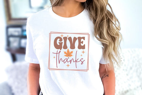 Thanksgiving Quote SVG, Give thanks SVG FiveStarCrafting 
