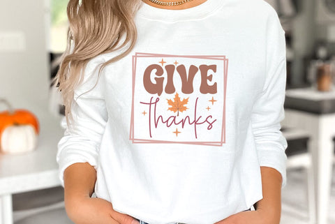 Thanksgiving Quote SVG, Give thanks SVG FiveStarCrafting 
