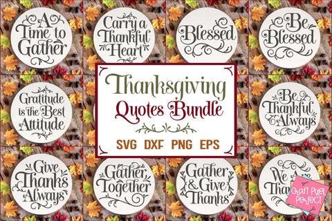 Thanksgiving Quotes Svg Bundle, Fall Signs Svg, Autumn Kitchen Sayings Svg SVG Craft Pixel Perfect 