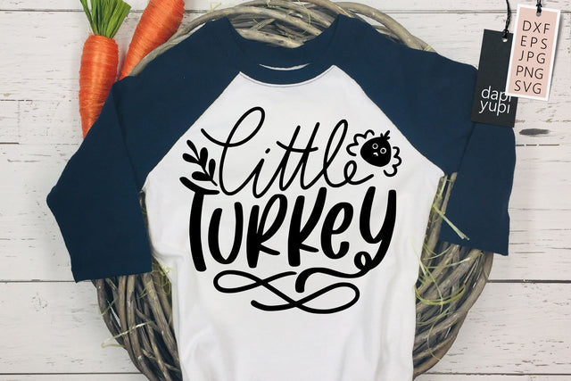 Thanksgiving Quotes SVG Little Turkey SVG dapiyupi store 