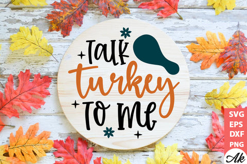 Thanksgiving Round Sign SVG Bundle SVG akazaddesign 