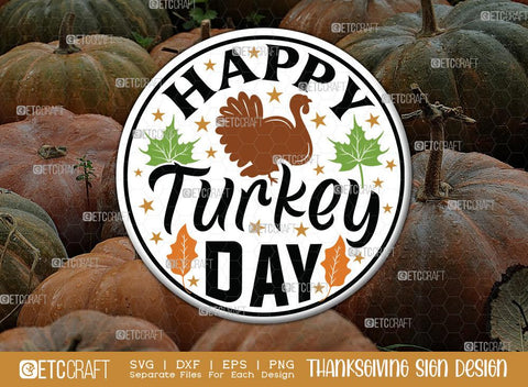 Thanksgiving Sign Bundle Vol-10 | Welcome to Our Patch Svg | Fall For Jesus He Never Leaves Svg | Always Give Thanks Svg | Happy Turkey Day Svg | Thanksgiving Sign Design SVG ETC Craft 