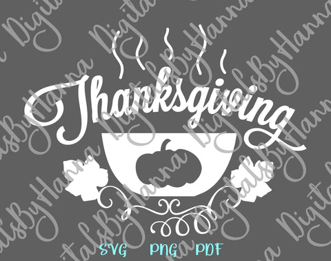 Thanksgiving Sign Print & Cut SVG Digitals by Hanna 