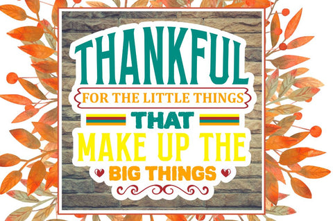 Thanksgiving Sticker Bundle SVG Designangry 