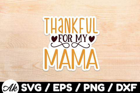 Thanksgiving Stickers SVG Bundle SVG akazaddesign 