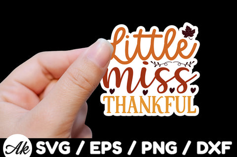 Thanksgiving Stickers SVG Bundle SVG akazaddesign 