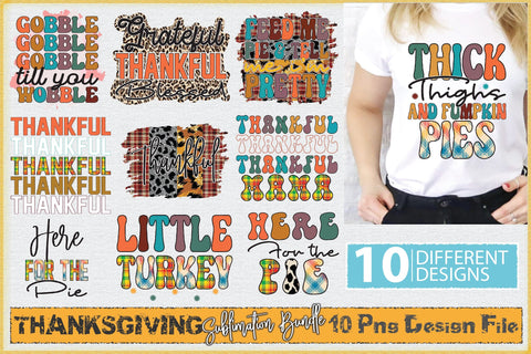 Thanksgiving Sublimation Bundle Sublimation Creativeart88 