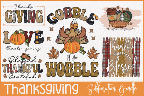 Thanksgiving Sublimation Bundle Sublimation Jagonath Roy 