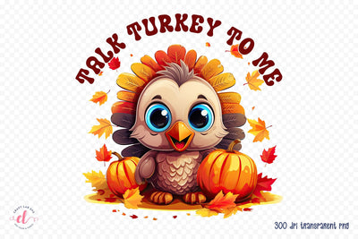 Thanksgiving Sublimation Design | Talk Turkey to Me Sublimation CraftLabSVG 