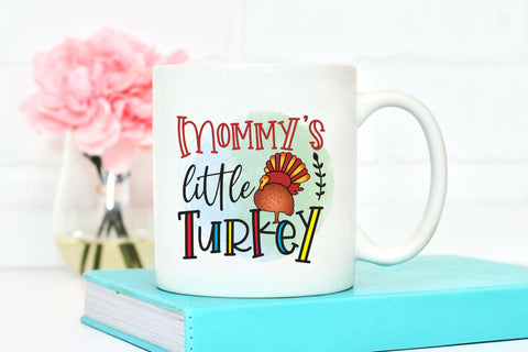 Thanksgiving Sublimation, Mommy's Little Turkey Sublimation CraftLabSVG 