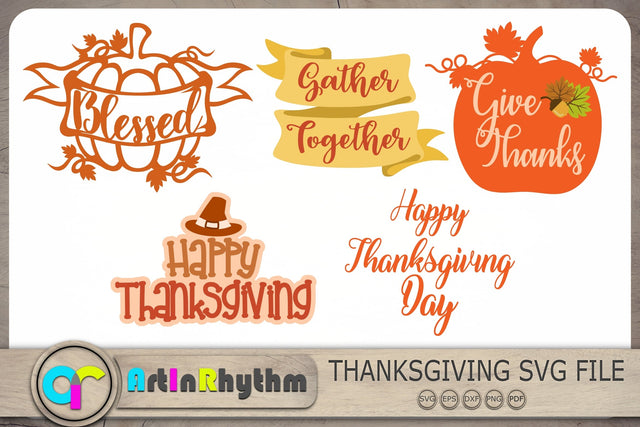 Thanksgiving Svg Bundle, Fall Svg, Happy Thanksgiving Svg, Pumpkin Svg SVG Artinrhythm shop 