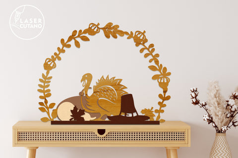 THANKSGIVING Svg Bundle Multilayer Laser Cut Files, Mandala, Round Sign SVG, 3D Designs, Mini Design Bundles SVG LaserCutano 