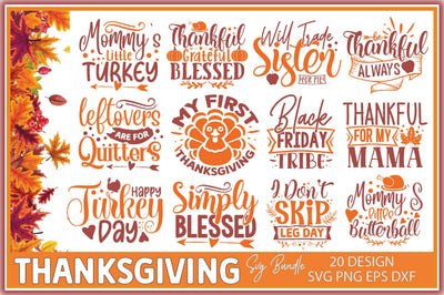 Thanksgiving SVG Bundle SVG Ariyan 
