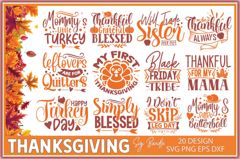 Thanksgiving SVG Bundle SVG Ariyan 