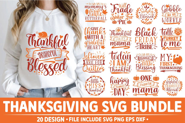 Thanksgiving SVG Bundle SVG Ariyan 